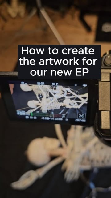 No AI was used! Our singer @petercinfinite created the artwork for our latest EP by carefully arranging the props, photographing and editing. How do you like the final product? ⬇️

#metalgram #coverar…