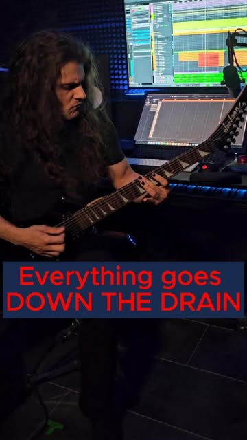 This is the part where you should start headbanging! 🤘 Check out our latest single DOWN THE DRAIN on your favorite streaming platform! 

#newsong #metalguitar #guitarriff #numetal